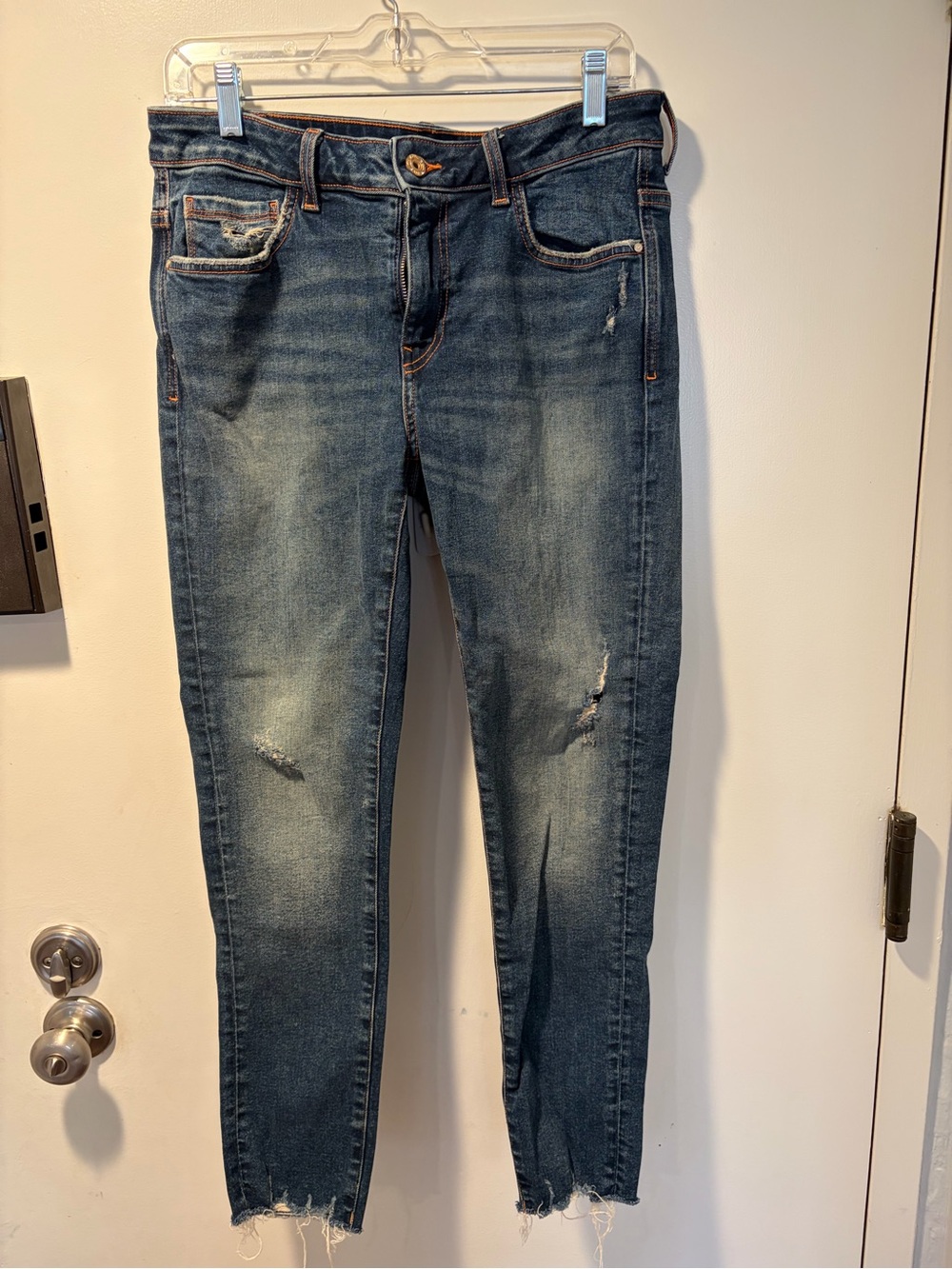 Zara Skinny Jeans in Faded Blue Wash